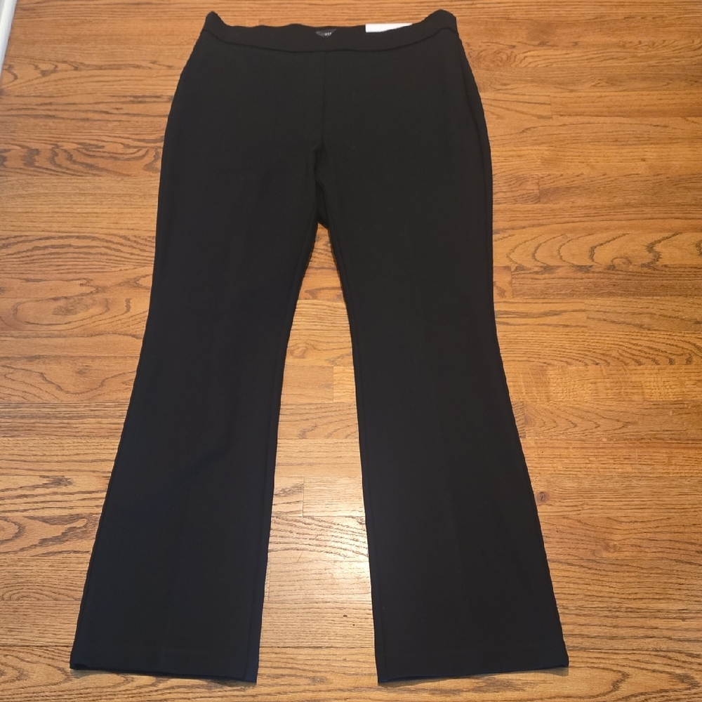 Rafaella Black Flare Women's Pants